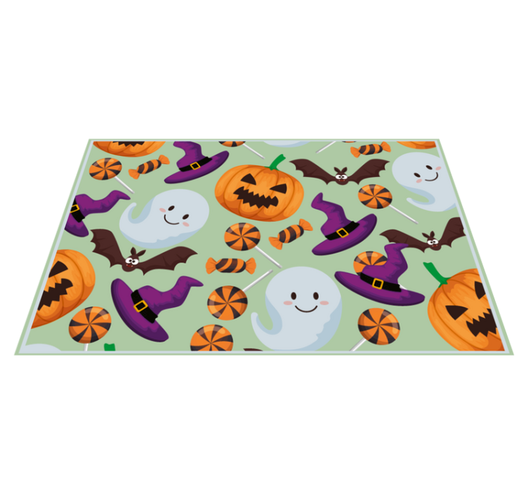 Colorful halloween elements za pogrinjek - TenStickers