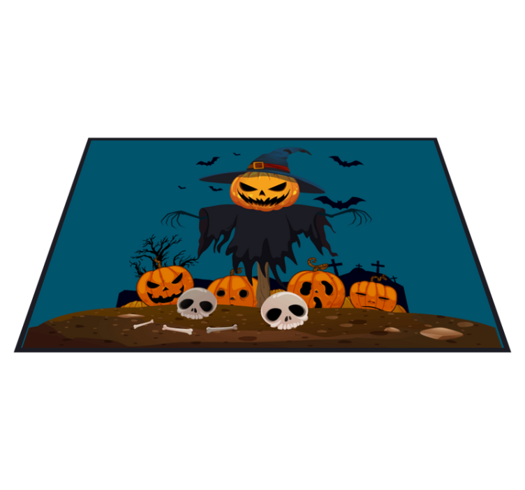 Scarecrow pumpkin horror pogrinjek - TenStickers
