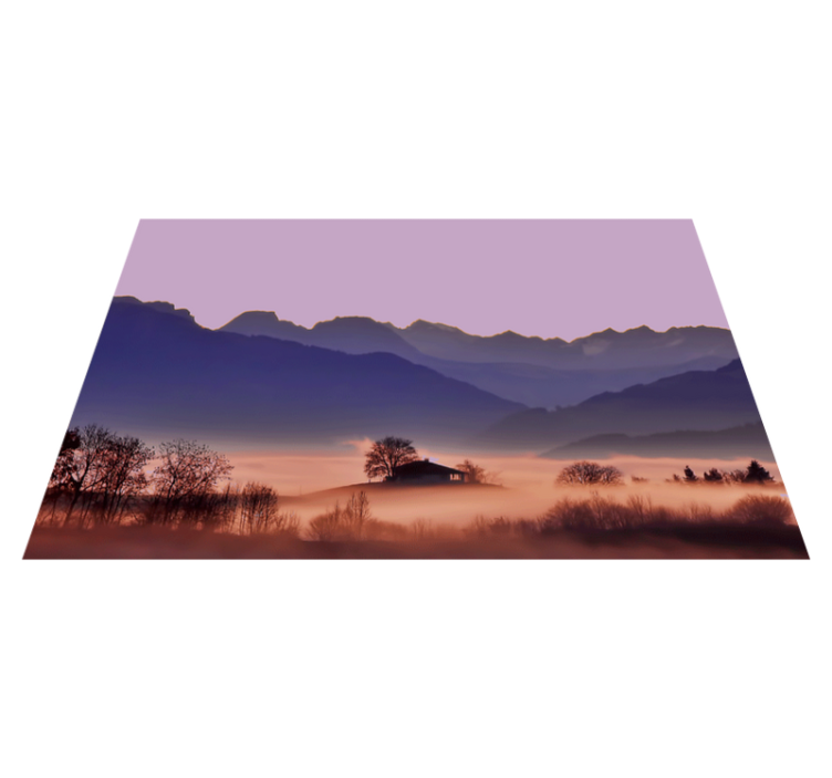Serene mountain landscape moderno preprogo - TenStickers