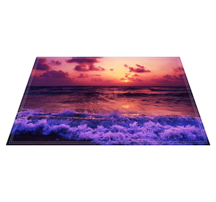 Sunset ocean scene izvirna jedilna podloga - TenStickers