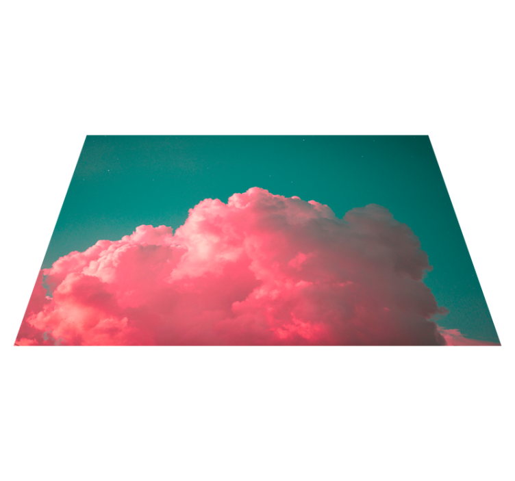 Pink cloud blush moderno podložje - TenStickers