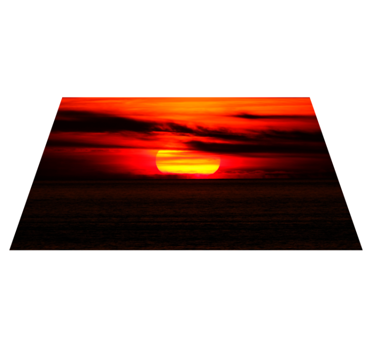 Sunset over ocean elegantna pogrinjek - TenStickers