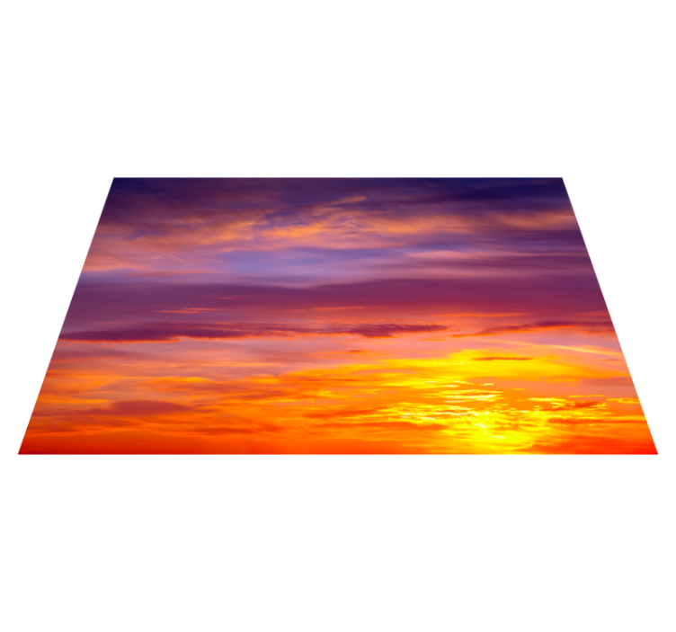 Sunset horizon view moderno postavljanje mize - TenStickers