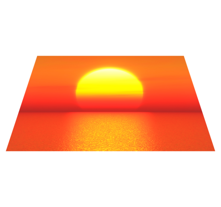 Sunset horizon moderno preprogo - TenStickers