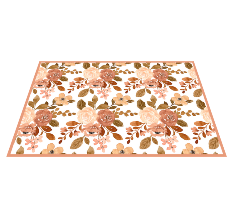 Floral patterned table setting izvirna jedilna podloga - TenStickers