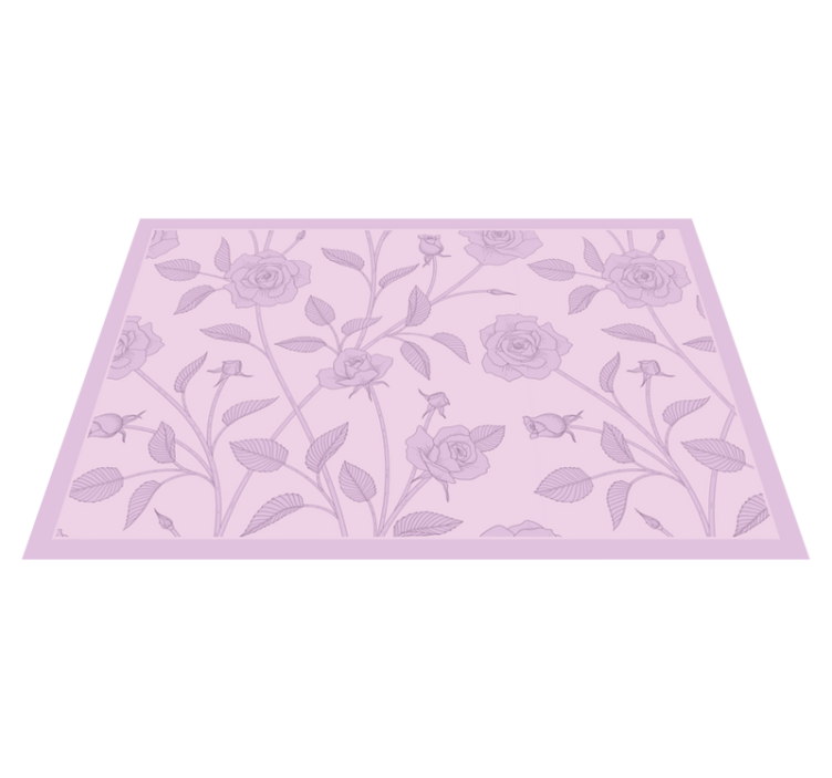 Elegant rose pattern teksturni pogrinjek - TenStickers