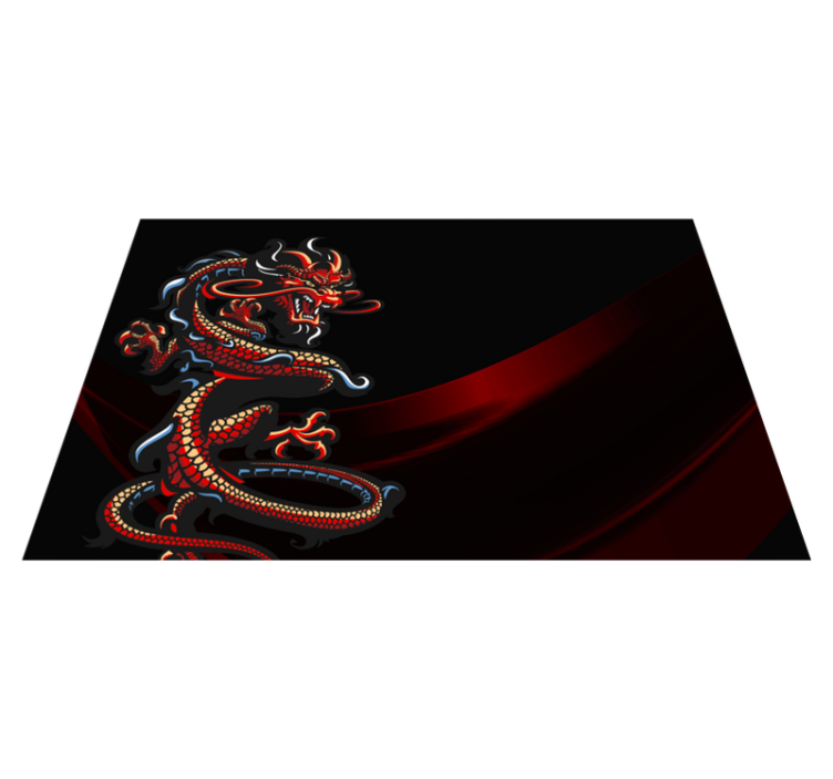 Dragon motif artwork izvirna jedilna podloga - TenStickers