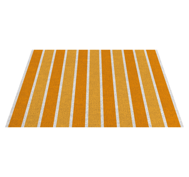 Striped orange surface moderna miza za vsak dan - TenStickers