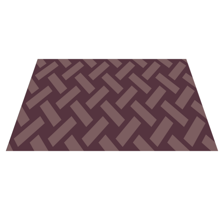 Geometrijski vijolični kvadratni vzorec vinilne pogrinjke - TenStickers