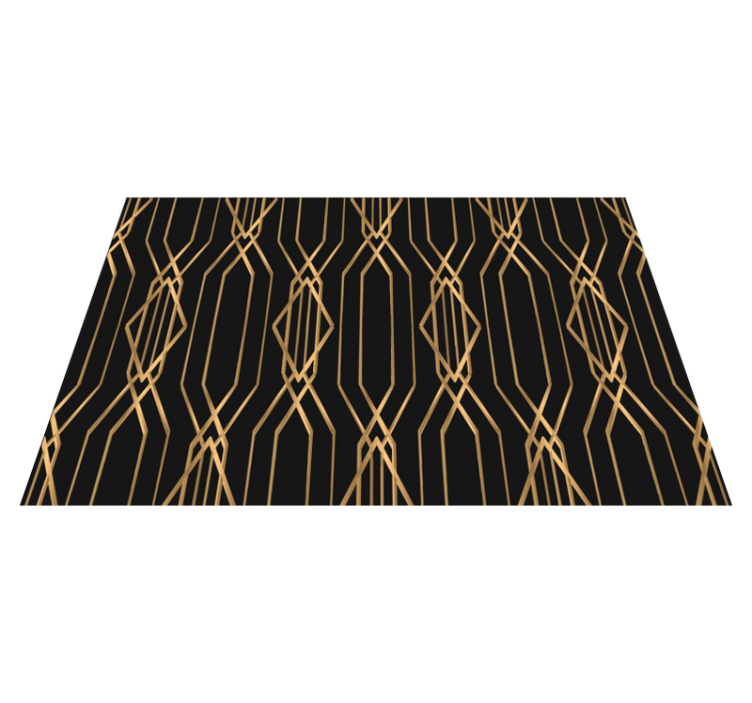 Vinilne pogrinjke z geometrijskim kvadratnim dizajnom - TenStickers