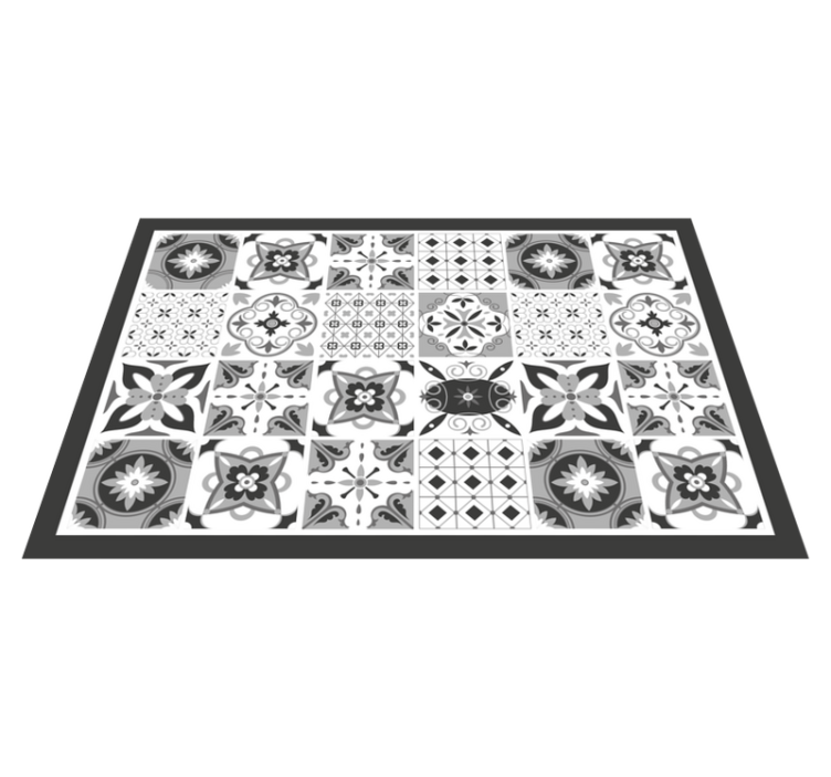 Elegant patterned tile teksturna pogrinjek - TenStickers