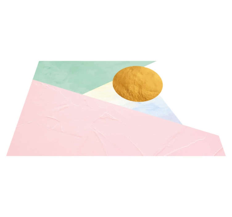 Textured geometric shapes sodobne prtice - TenStickers