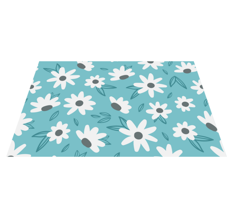 Floral print table cover izvirna jedilna podloga - TenStickers