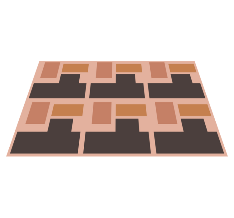 Abstract geometric arrangement sodobno pogrinjanje - TenStickers