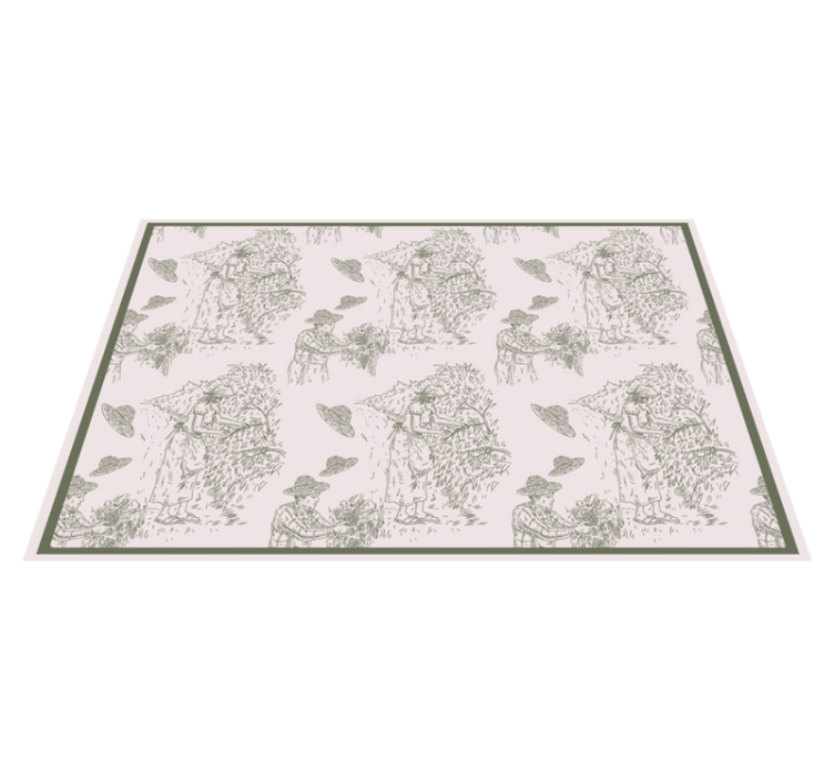 Harvesting nature scene izvirna jedilna podloga - TenStickers