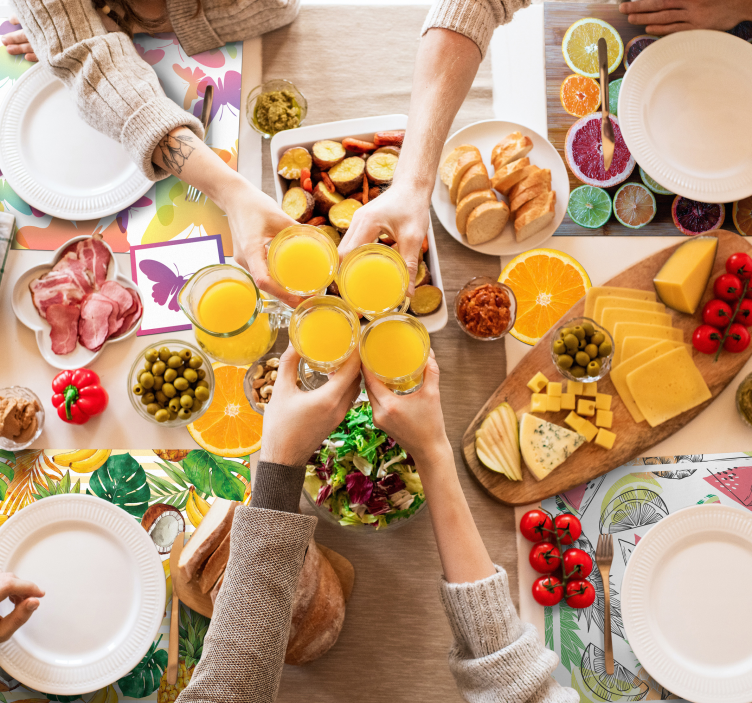 Citrus fruit arrangement izvirna jedilna podloga - TenStickers