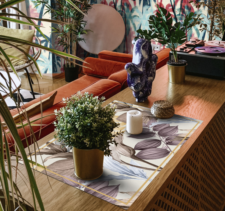 Tropske rastline xxl domači pogrinjki - TenStickers