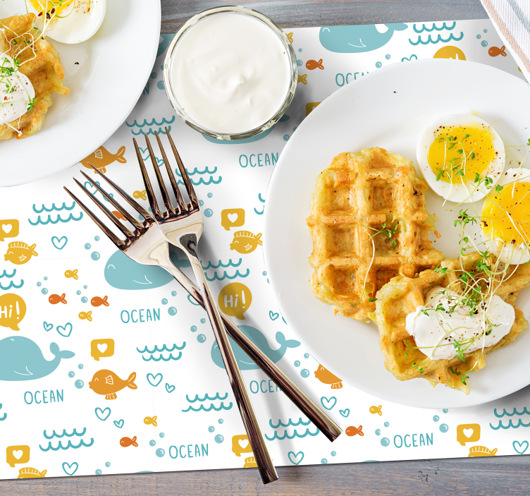 Barvni in veseli oceanski ribi - TenStickers