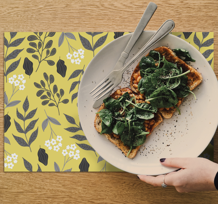 Elegantne rože originalne pogrinjke - TenStickers