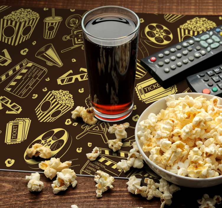 Kino ikona vzorec pogrinjki - TenStickers