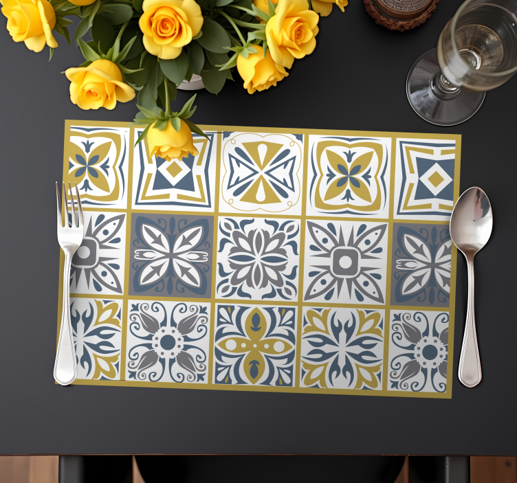 Klasična vintage Izvirna jedilna podloga - TenStickers