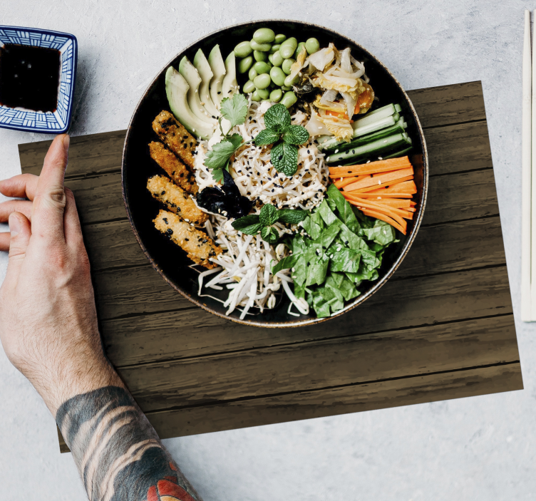 Leseni vzorčni teksturirani kraki - TenStickers