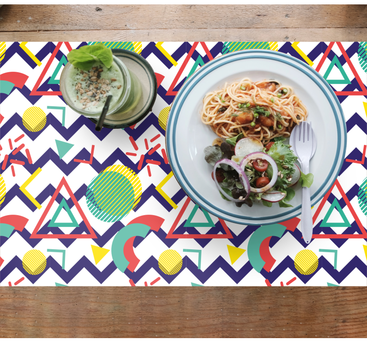 Oblikovanje geometrijskega vzorca moderní prostírání - TenStickers