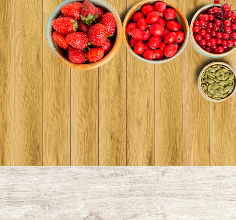 Originalni pogrinjki z realistično teksturo lesa - TenStickers