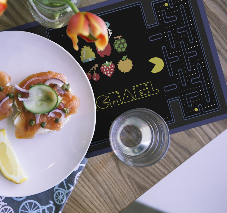 Pac man igra otroške platišča - TenStickers