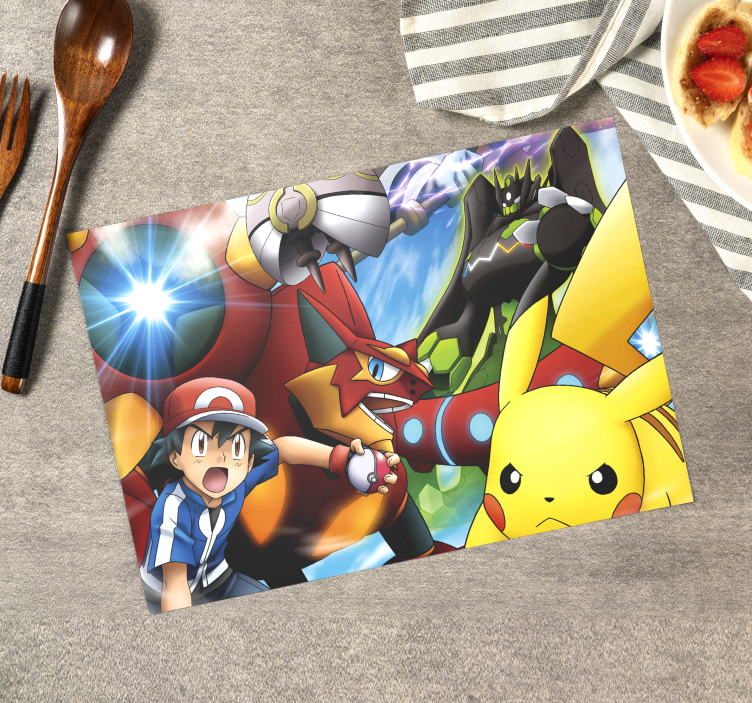 Pokemon znaki vinil pogrinjki - TenStickers