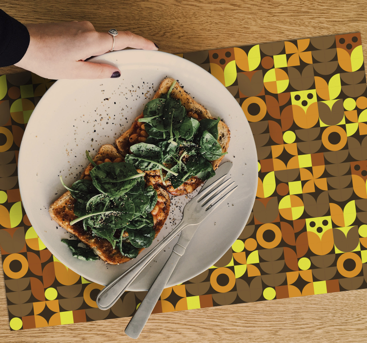 Povzetek 70-ih vinilnih pogrinjkov - TenStickers