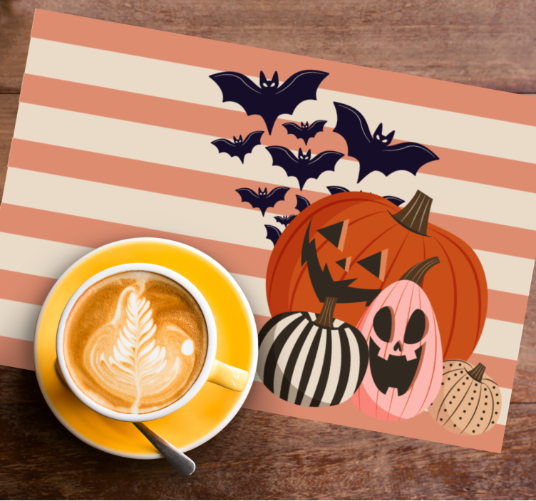 Risanka strašni jack o luči netopirji pogrinjki - TenStickers