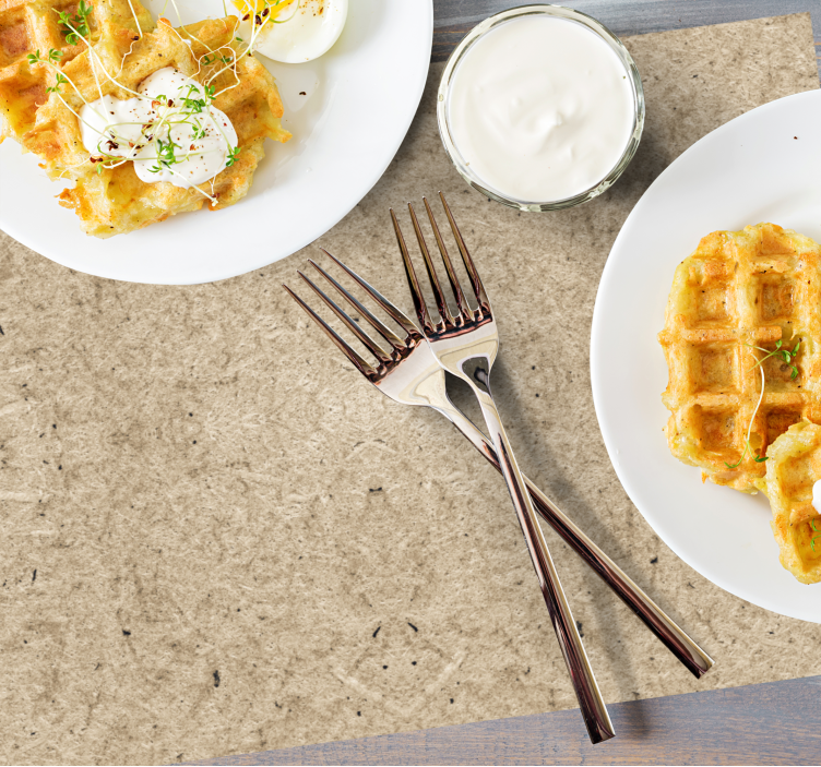 Teksturirani pogrinjki iz lesene plute - TenStickers