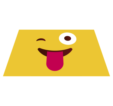 Sodobni emoji namigujejo otroški vinilni plati - TenStickers