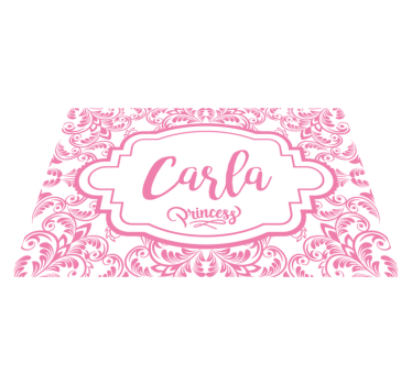 Elegant name design pogrinjek z imenom - TenStickers