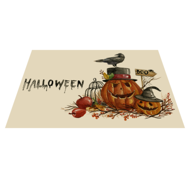 Pravokotne vinilne posteljice za akvarele halloween - TenStickers