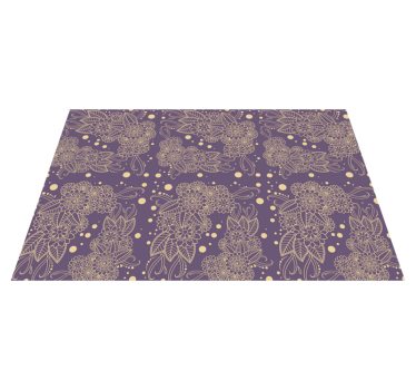 Botanical illustration backdrop teksturni pogrinjek - TenStickers