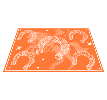 Podkev druge barve vinilne placemats - TenStickers