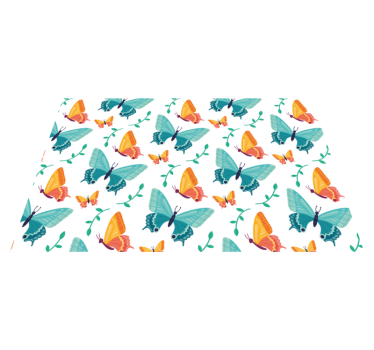 Colorful butterfly pattern izvirna jedilna podloga - TenStickers