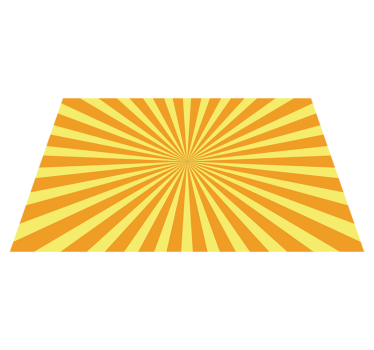 Bold sunburst pattern pogrinjek s citati - TenStickers