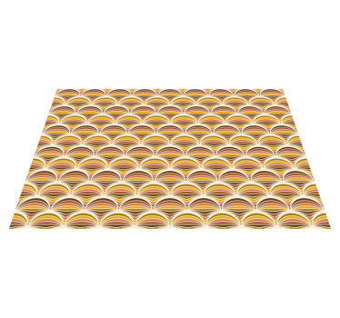 Curved wave motif teksturna pogrinjek - TenStickers