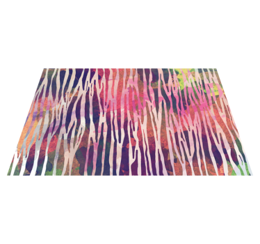 Abstract colorful stripes teksturna pogrinjek - TenStickers