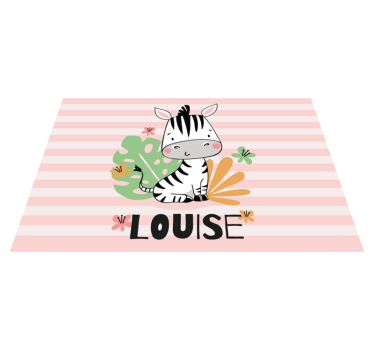 Zebra personalizirane namizne preproge - TenStickers