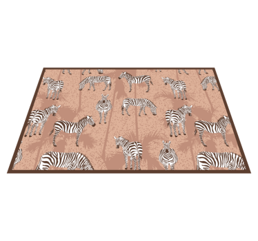 Zebra print style izvirna jedilna podloga - TenStickers