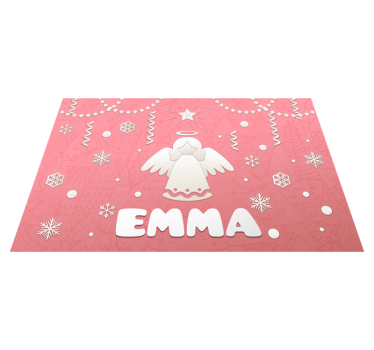 Angel holiday theme božični pogrinjek - TenStickers