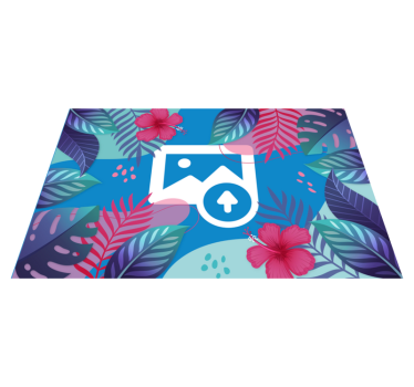 Colorful tropical leaves izvirna jedilna podloga - TenStickers