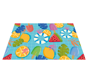 Fruit and ice cream otroški pogrinjek za mizo - TenStickers