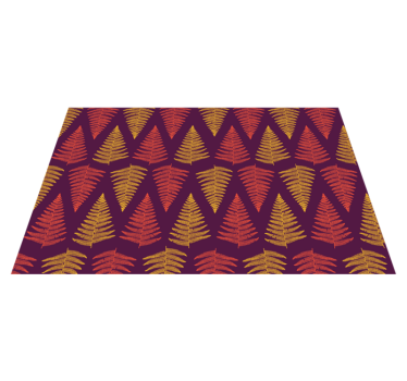 Foliage pattern background teksturna pogrinjek - TenStickers