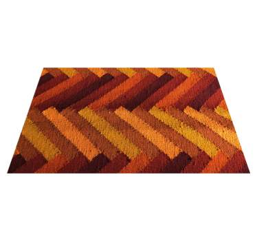 Vibrant geometric motif teksturni pogrinjek - TenStickers