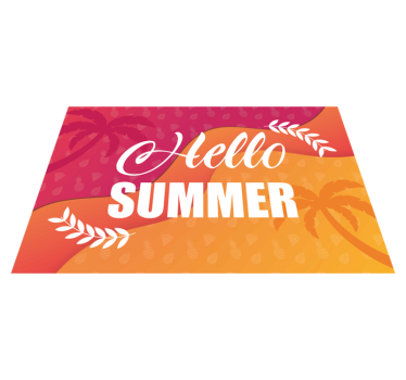 Summer greeting design izvirna jedilna podloga - TenStickers